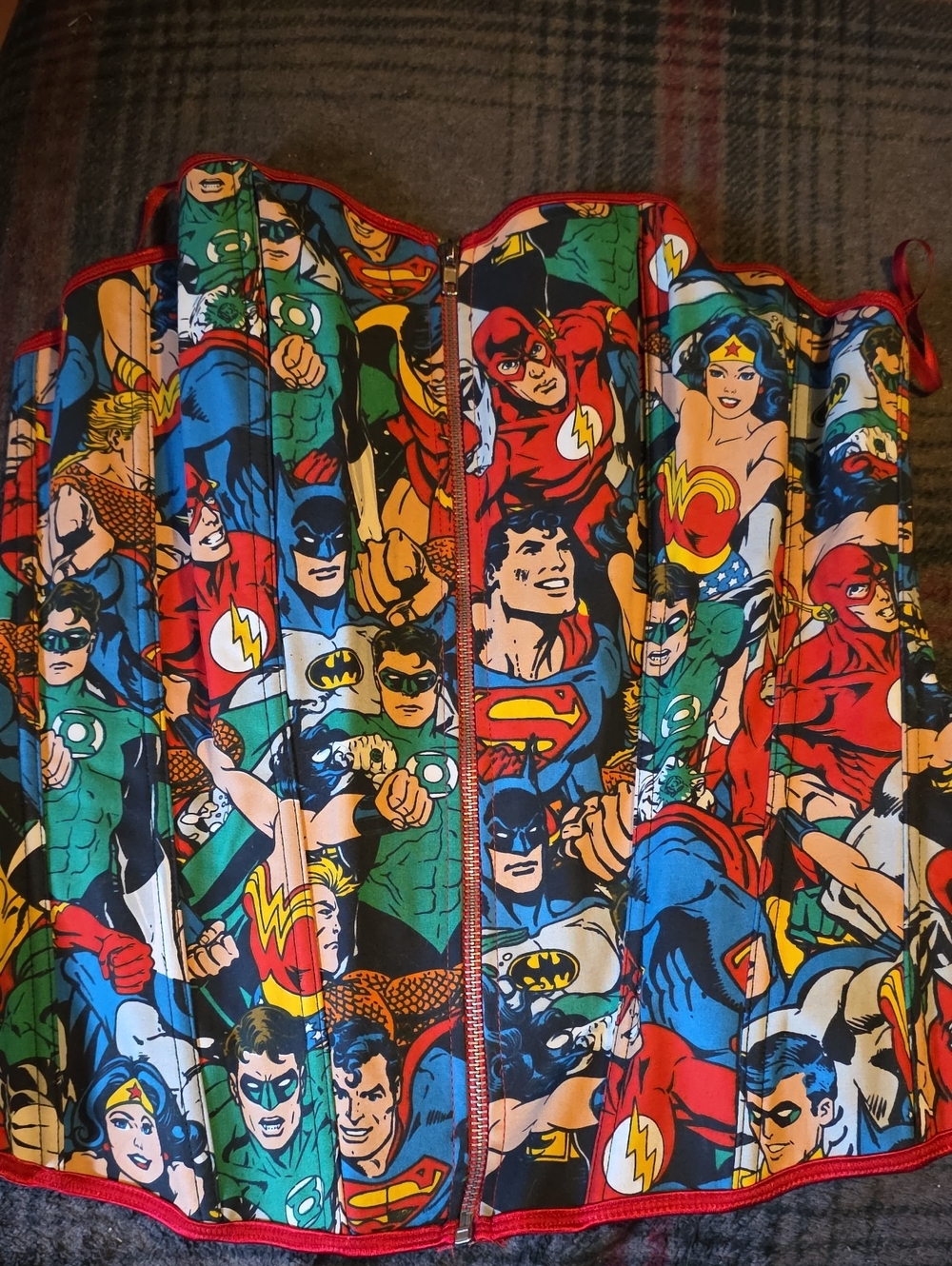 DC Comics Superhero Corset - Multicolor